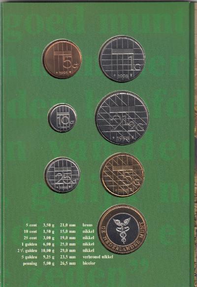 Beschrijving: 8,90 Gulden ORIGIN.COINFAIRSET(8) WILLEM II